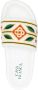 Casablanca embroidered terry-cloth slides White - Thumbnail 4