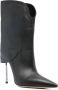 Casadei 100mm leather boots Black - Thumbnail 2