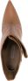 Casadei 105mm buckled leather boots Brown - Thumbnail 4