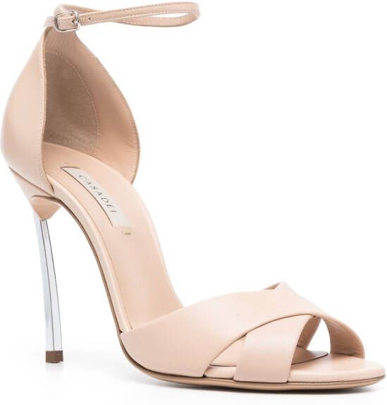 Casadei 10mm high-heel sandals Neutrals