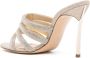 Casadei 110mm Blade leather sandals Gold - Thumbnail 3