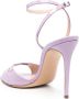 Casadei 110mm heeled leather sandals Purple - Thumbnail 3