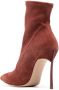 Casadei 115mm Blade suede ankle boots Brown - Thumbnail 3