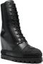 Casadei 120mm lace-up leather boots Black - Thumbnail 2