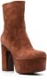 Casadei 130mm suede ankle boots Brown - Thumbnail 2