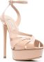 Casadei 140mm Flora Tiffany platform sandals Neutrals - Thumbnail 2