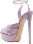 Casadei 140mm Flora Tiffany platform sandals Purple - Thumbnail 3