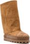 Casadei 40mm suede boots Brown - Thumbnail 2