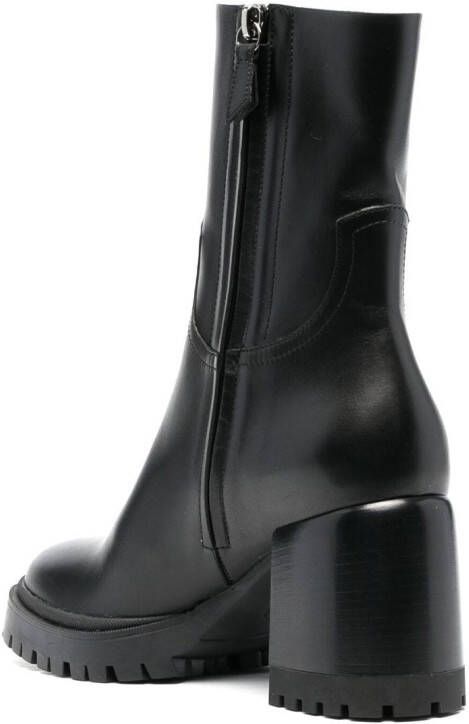 Casadei 80mm heeled ankle boots Black