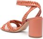 Casadei 80mm high-block-heel sandals Pink - Thumbnail 3