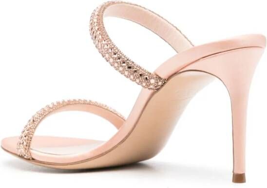Casadei 80mm Julia Stratosphere sandals Pink