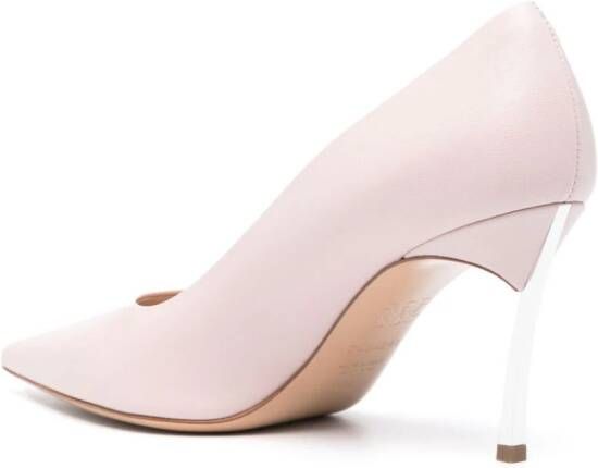 Casadei 80mm leather pumps Pink