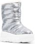 Casadei 80mm sequin-embellished chunky boots Grey - Thumbnail 2