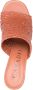 Casadei 85mm braided leather mules Brown - Thumbnail 4