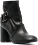 Casadei 85mm buckle-detail ankle boots Black - Thumbnail 2