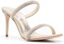 Casadei 85mm crystal-embellished strappy sandals Gold - Thumbnail 2