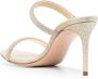 Casadei 85mm crystal-embellished strappy sandals Gold - Thumbnail 3