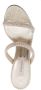 Casadei 85mm crystal-embellished strappy sandals Gold - Thumbnail 4