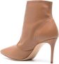 Casadei 85mm Julia Kate leather ankle boot Brown - Thumbnail 3