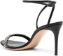 Casadei 85mm rhinestone-embellished sandals Black - Thumbnail 3
