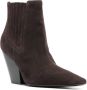 Casadei Anastasia 100mm Western-style suede boots Brown - Thumbnail 2