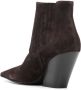 Casadei Anastasia 100mm Western-style suede boots Brown - Thumbnail 3
