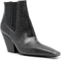 Casadei Anastasia 80mm leather boots Black - Thumbnail 2