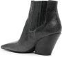Casadei Anastasia 80mm leather boots Black - Thumbnail 3