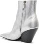 Casadei Anastasia 80mm leather boots Grey - Thumbnail 3