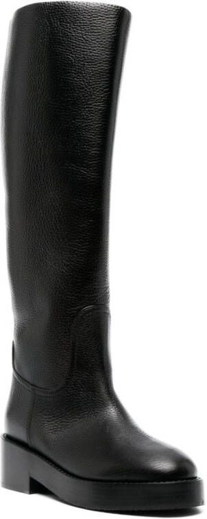 Casadei Andrea 50mm leather boots Black