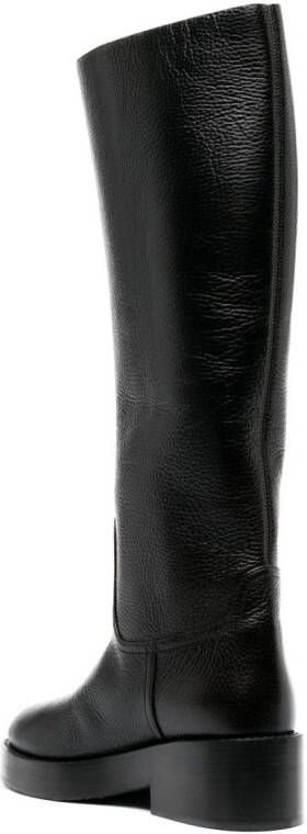 Casadei Andrea 50mm leather boots Black