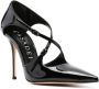 Casadei Anna 100mm leather pumps Black - Thumbnail 2