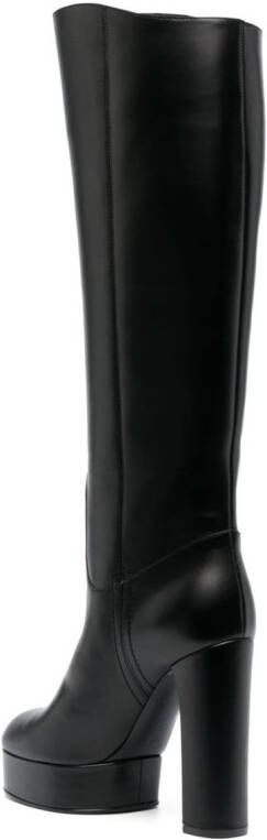 Casadei Betty 125mm leather boots Black
