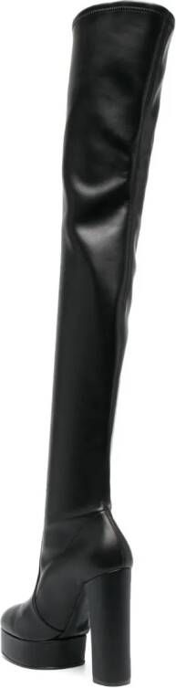 Casadei Betty 150mm thigh-high boots Black