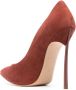 Casadei Blade 120mm pointed-toe suede pumps Brown - Thumbnail 3