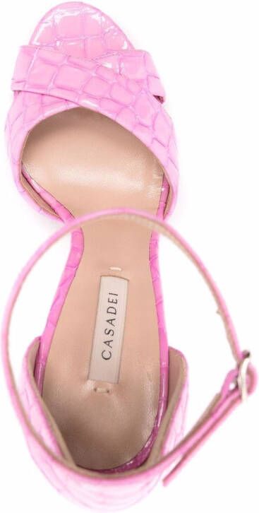 Casadei Blade 120mm sandals Pink