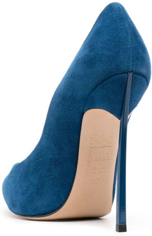 Casadei Blade 125mm heeled pumps Blue