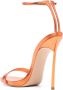 Casadei Blade Flash 100mm sandals Orange - Thumbnail 3
