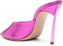 Casadei Blade Flash100mm patent-leather mules Pink - Thumbnail 3
