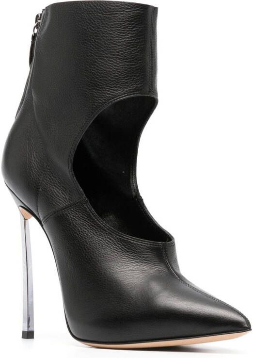 Casadei Blade Galaxy 120mm leather boots Black