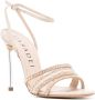 Casadei Blade Limelight 100mm leather sandals Pink - Thumbnail 2