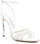 Casadei Blade Limelight 100mm leather sandals White - Thumbnail 2