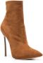 Casadei Blade pointed-toe ankle boots Brown - Thumbnail 2
