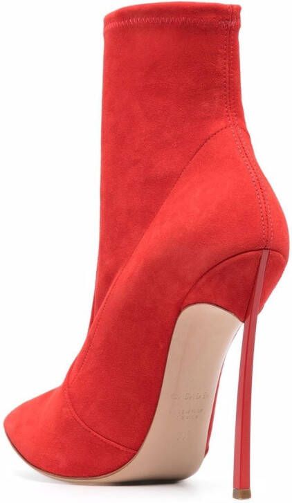 Casadei Blade stiletto boots Red