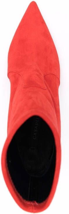 Casadei Blade stiletto boots Red