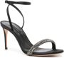 Casadei Blade Stratosphere 90mm leather sandals Black - Thumbnail 2