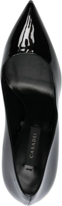 Casadei Blade Tiffany 115mm patent-leather pumps Black
