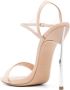 Casadei Blade V Celebrity 130mm leather sandals Neutrals - Thumbnail 3