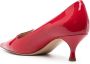 Casadei Blaze 57mm patent-leather pumps Red - Thumbnail 3