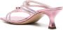 Casadei Calypso 65mm embellished leather mules Pink - Thumbnail 3